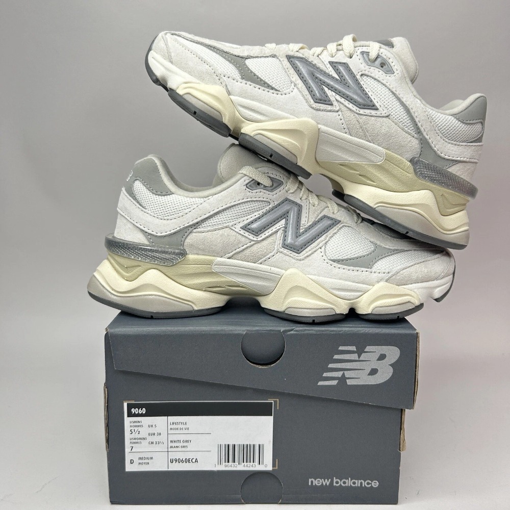 New Balance 9060 Sea Salt Concrete — 39.5, Novo