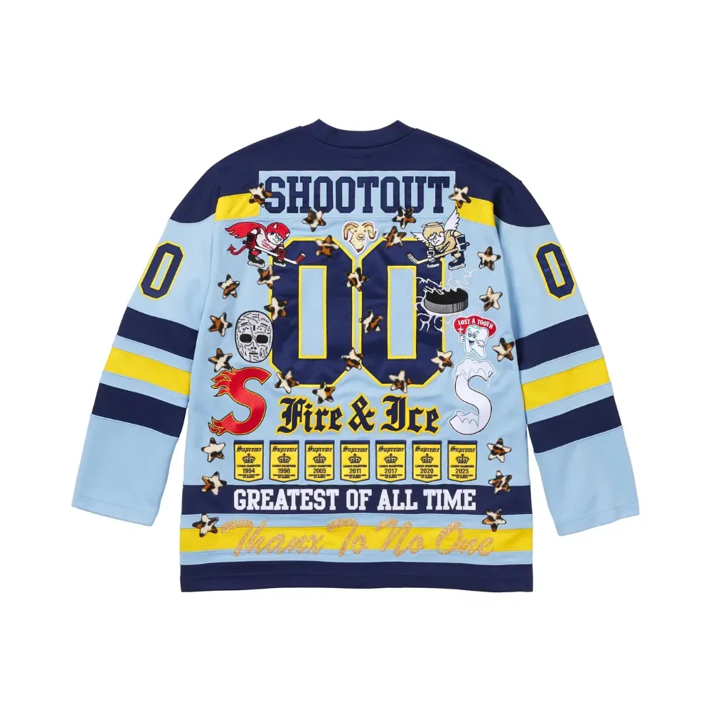 Jersey Supreme Fire & Ice Hockey Light Blue FW25-W3 - Droper