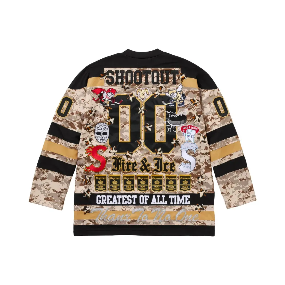 Jersey Supreme Fire & Ice Hockey Digi Camo FW25-W3 - Droper