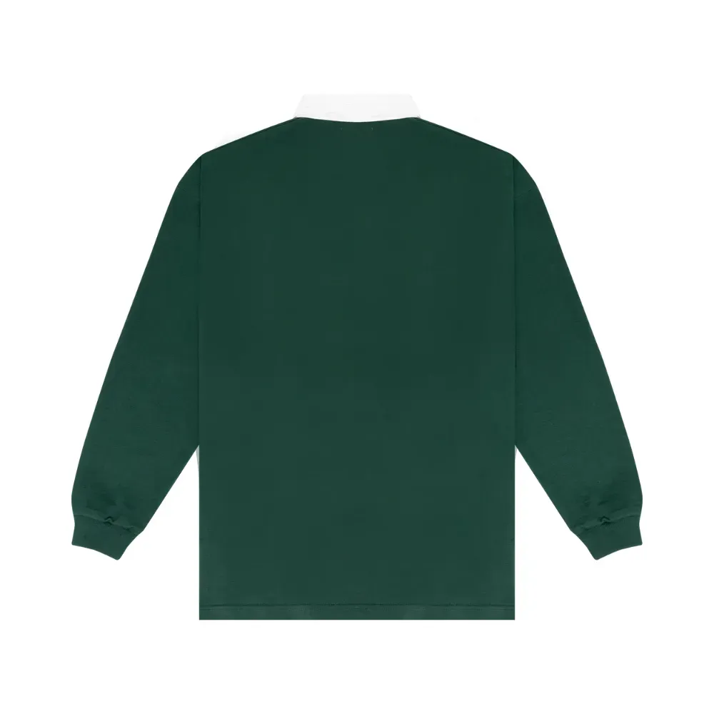 Skate Shop x Denim Tears Camisa Polo Rugby African Diaspora Green