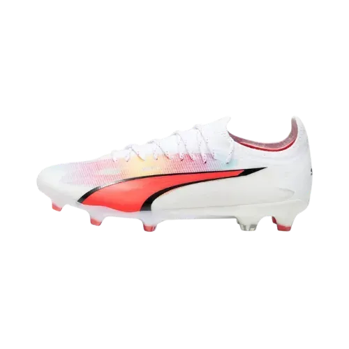 Puma Ultra Ultimate FG/AG White Black Fire Orchid