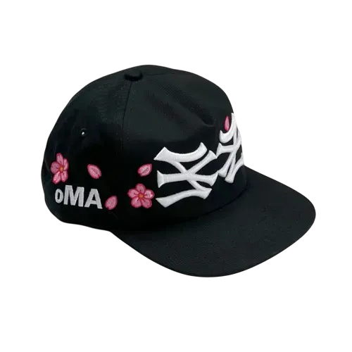 Boné oMA Studios NY NY USA Flame Black - Droper