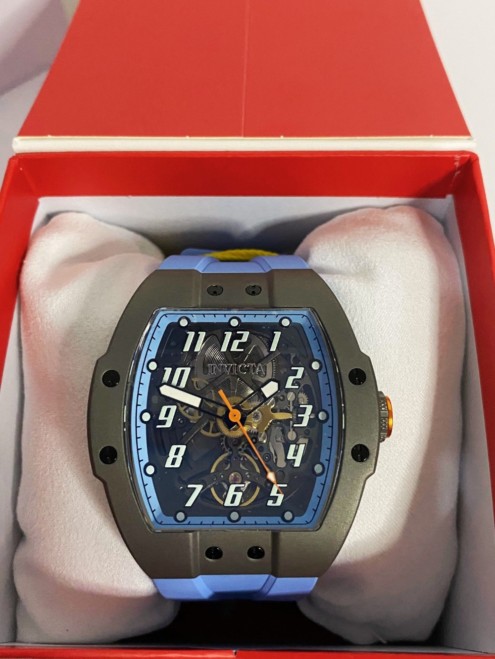 Invicta Automatic JM Correa 47mm Light Blue 44403 Edição Limitada Titanium