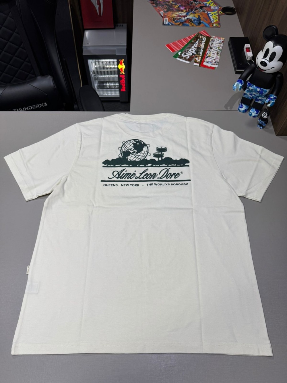Camiseta Aimé Leon Dore Unisphere Cream
