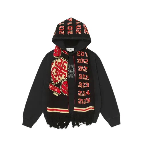 Moletom Piet F.C. Scarf Black