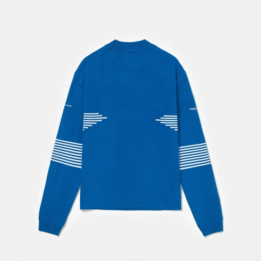 Imagem Sweater Piet Fitted Long Sleeve Sport Blue