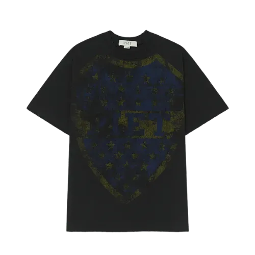 Camiseta Piet Emblem Relaxed Vintage Black