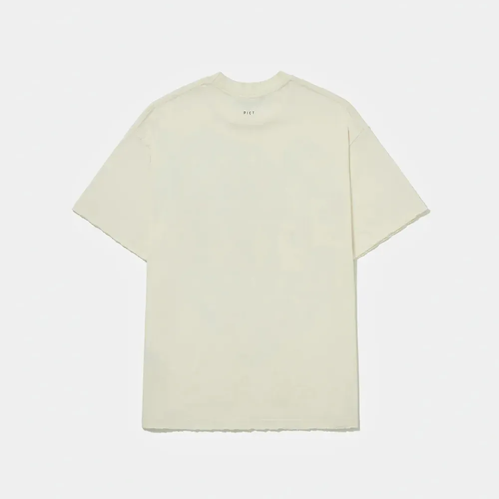 Imagem Camiseta Piet Emblem Relaxed Bone White
