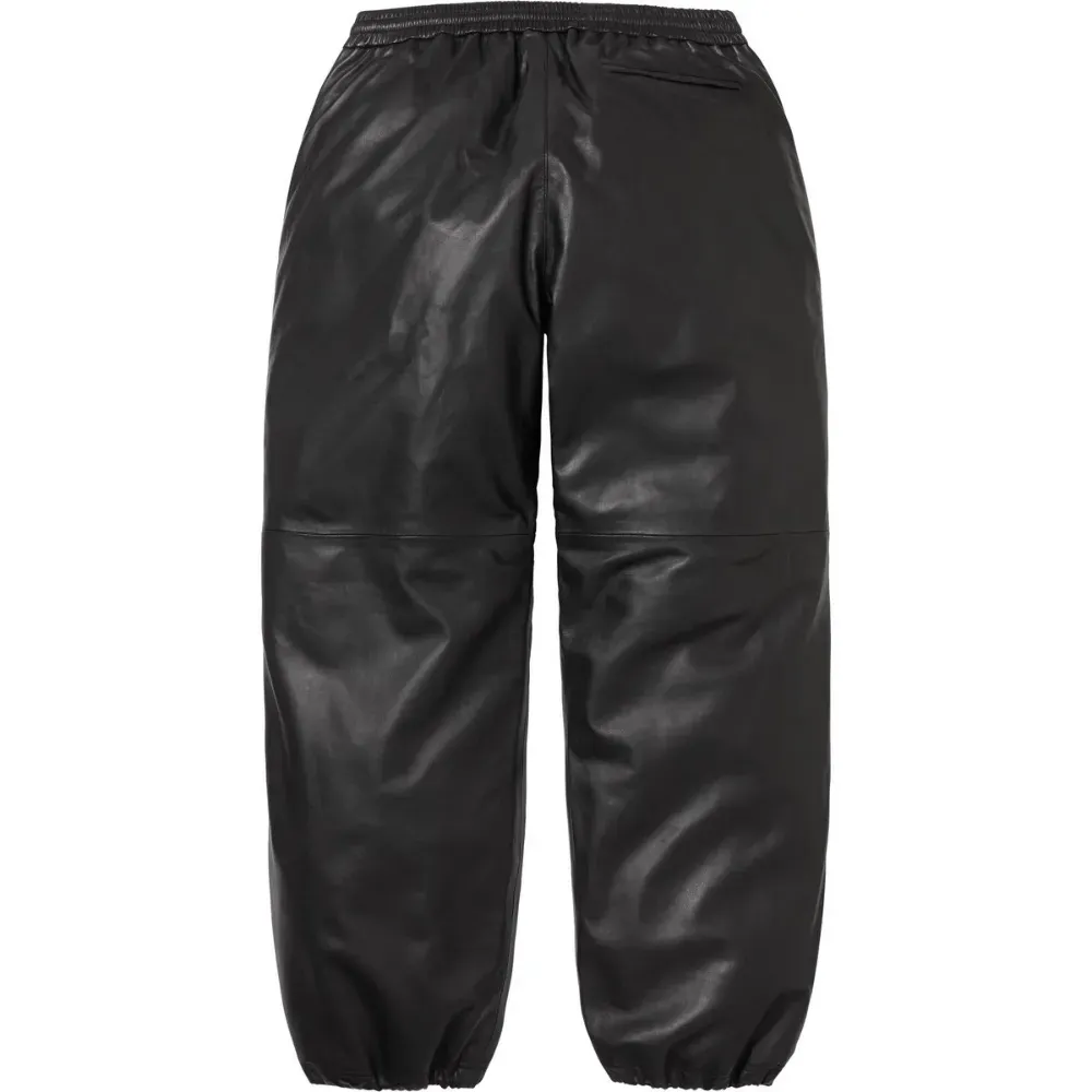 Umbro x Supreme Calça Leather Track Black FW25-W4 - Droper