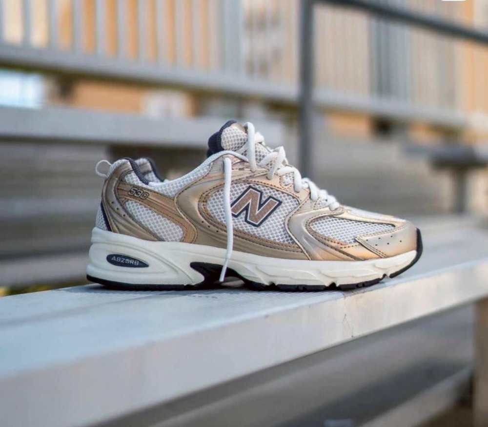 New Balance 530 Turtledove Gold Metallic — 41, Novo