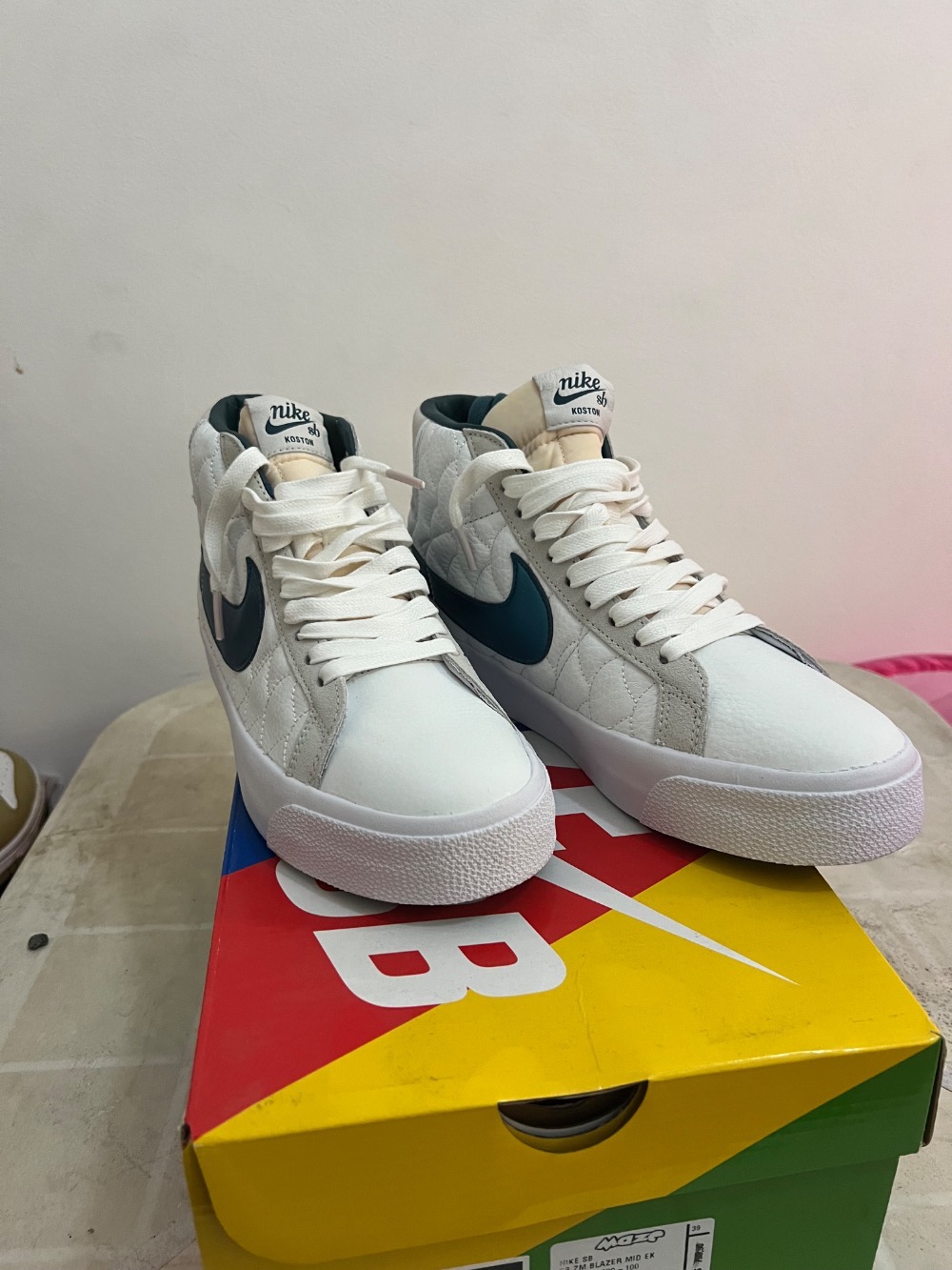 Eric Koston x Nike SB Zoom Blazer Mid White Nightshade — 39, Usado