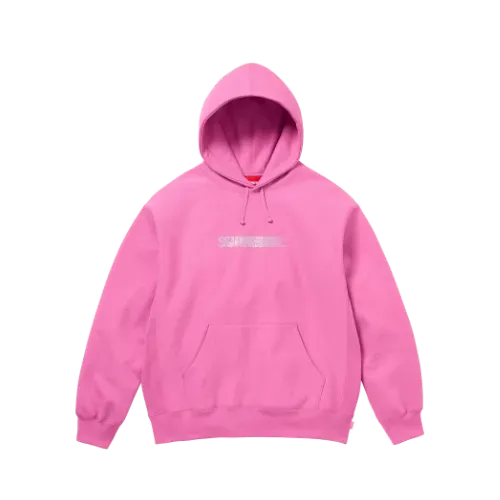 Swarovski x Supreme Moletom Motion Logo Hooded Pink FW25-W4 - Droper
