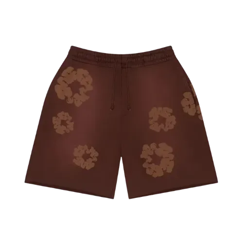 Shorts Denim Tears Mono Cotton Wreath Brown