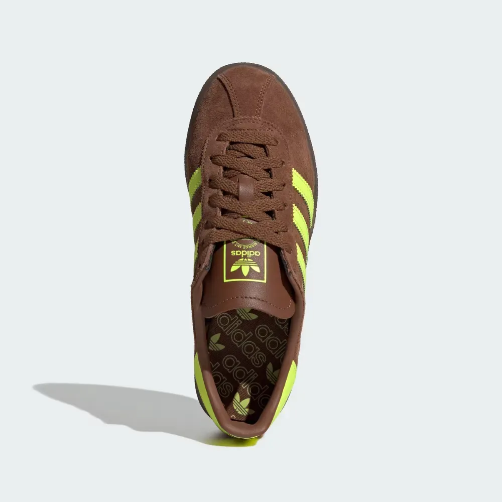 adidas Munchen Preloved Brown Solar Yellow Gum - Droper