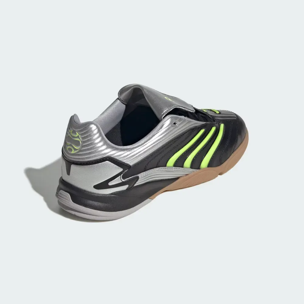 adidas Predator Sala Core Black Signal Green Silver Metallic - Droper