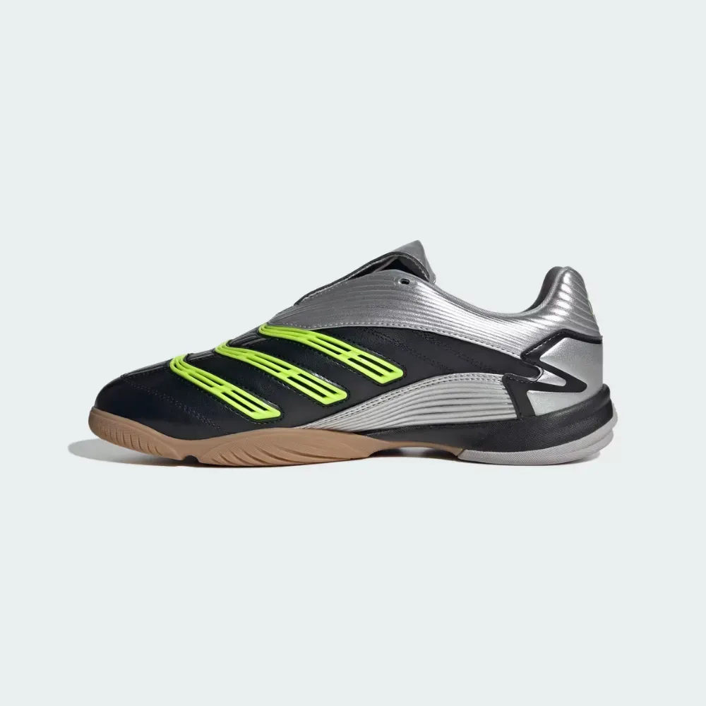 adidas Predator Sala Core Black Signal Green Silver Metallic - Droper