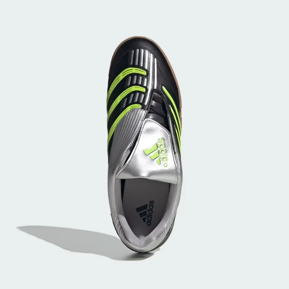 adidas Predator Sala Core Black Signal Green Silver Metallic - Droper