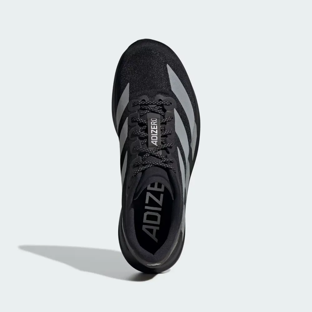 adidas Adizero Evo SL M Core Black Silver Metallic Signal Green