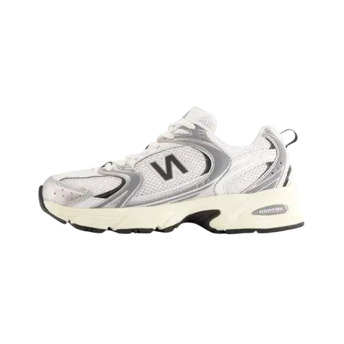 New Balance 530 White Silver Metallic Black