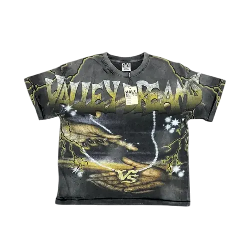Camiseta Vale Lives Forever Hands of God Grey