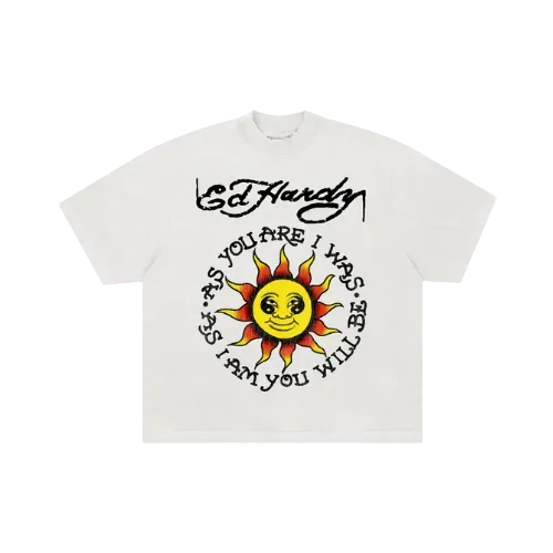 Camiseta Ed Hardy Sun's Messenger White