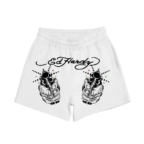 Shorts Ed Hardy Light Shot White