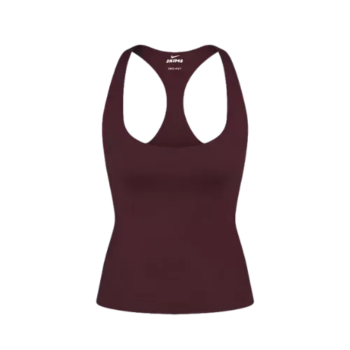 SKIMS x Nike Top Racer Back Tank Currant