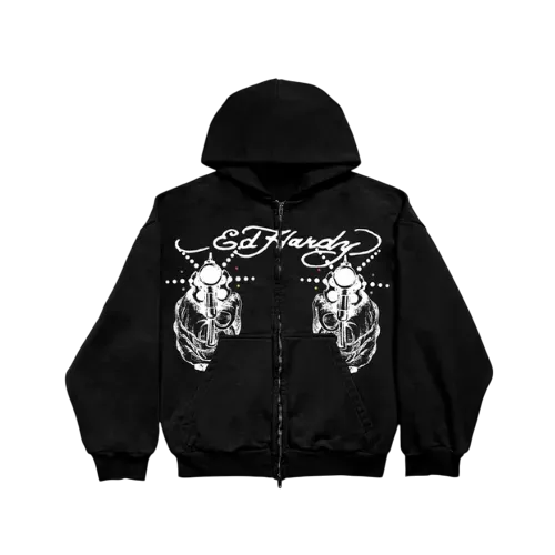 Moletom Ed Hardy Light Shot Black - Droper
