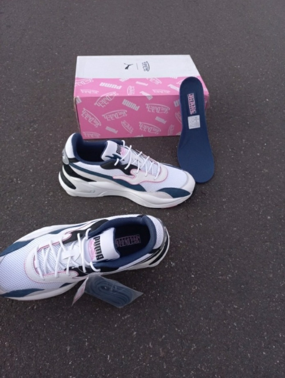 Von Dutch x Puma RS-2K Dark Denim Pink