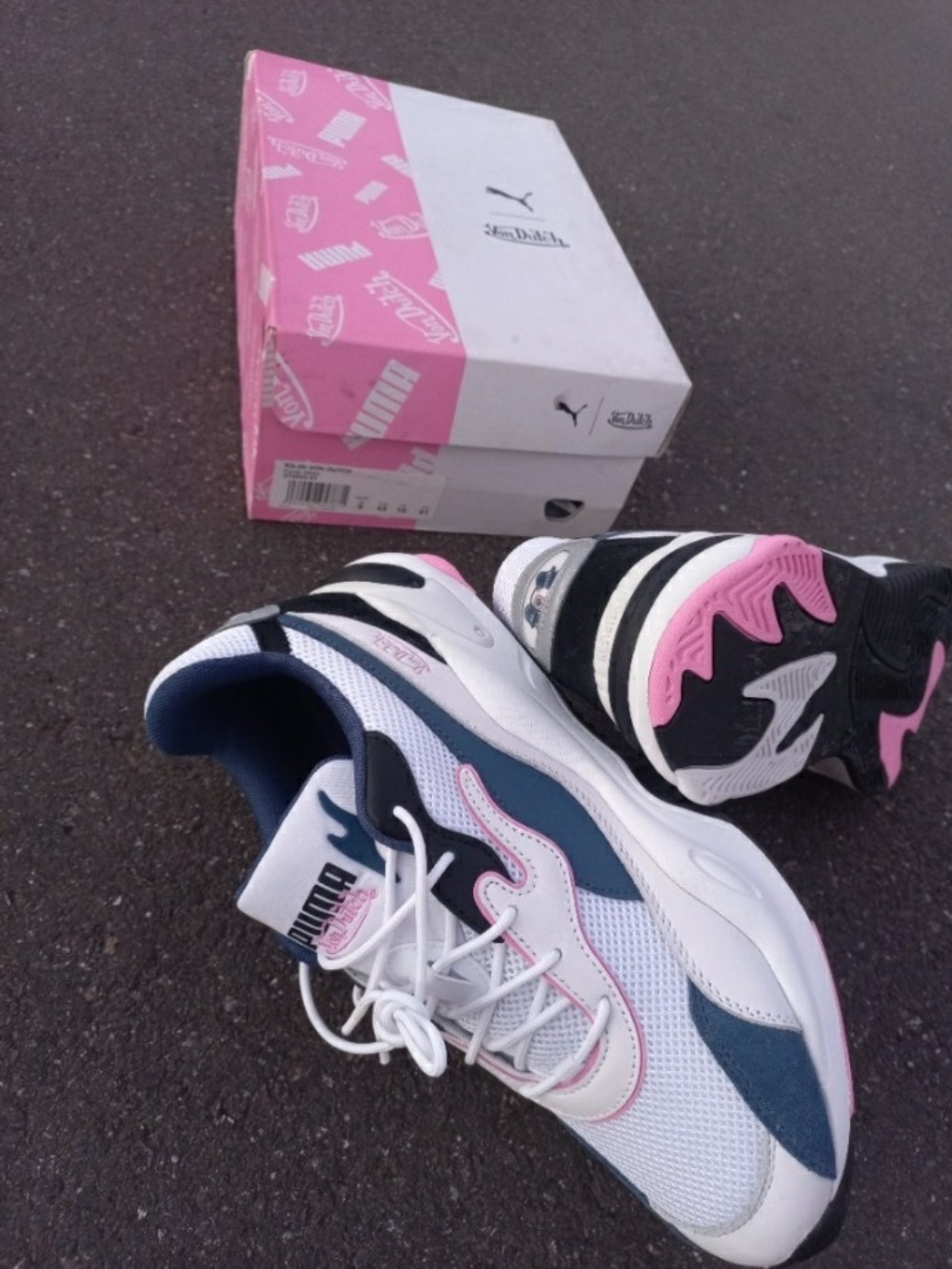 Von Dutch x Puma RS-2K Dark Denim Pink