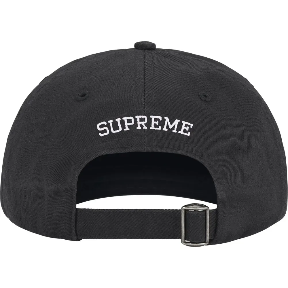 帽子 Supreme 25FW Splatter 6-Panel Cap Black Boné Supreme Splatter 6-Panel Black FW25-W5 - Droper