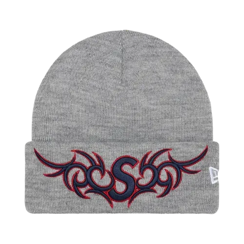 New Era x Supreme Touca Tribal S Logo Heather Grey FW25-W5 - Droper