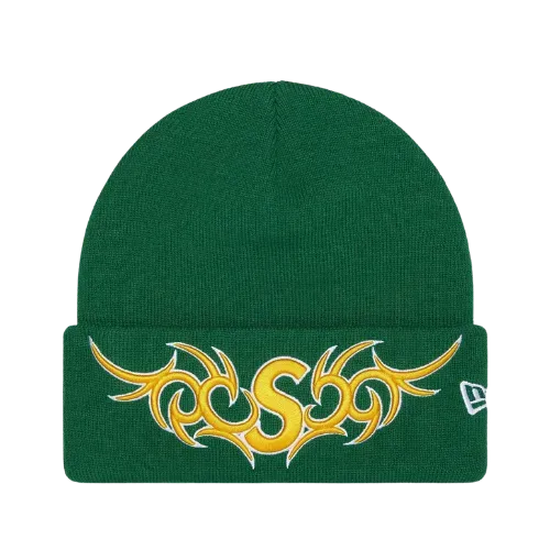 New Era x Supreme Touca Tribal S Logo Green FW25-W5 - Droper