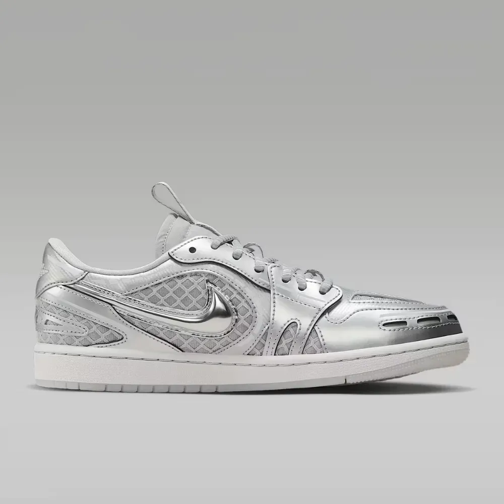 Air Jordan 1 Low Method of Make Metallic Silver foto 3