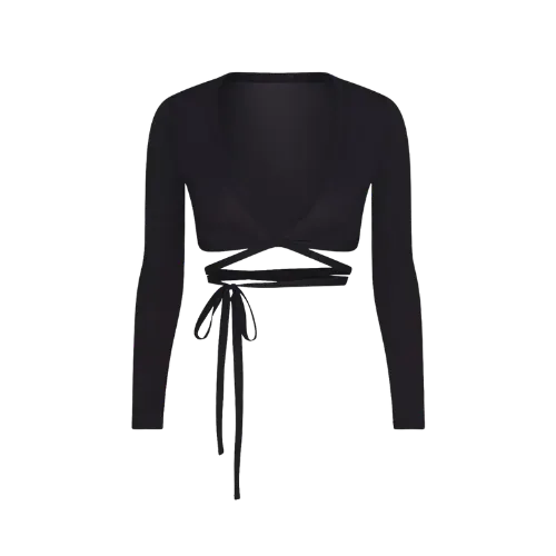 SKIMS x Nike Top Wrap Obsidian