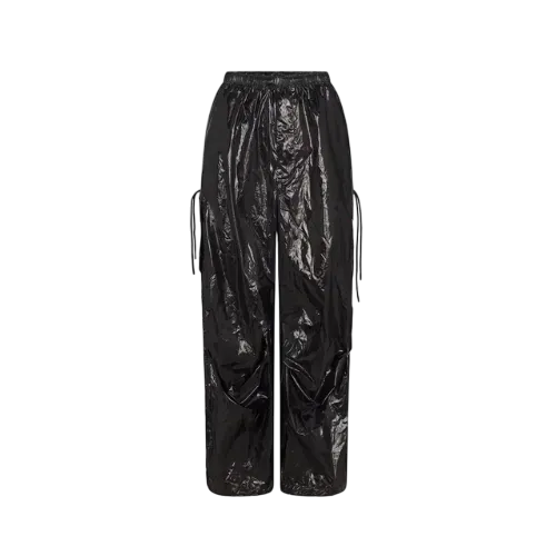 SKIMS x Nike Calça Shiny Nylon Cargo Obsidian - Droper