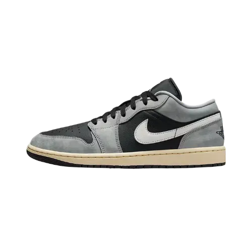 Air Jordan 1 Low SE Light Smoke Grey Sail Muslin Black