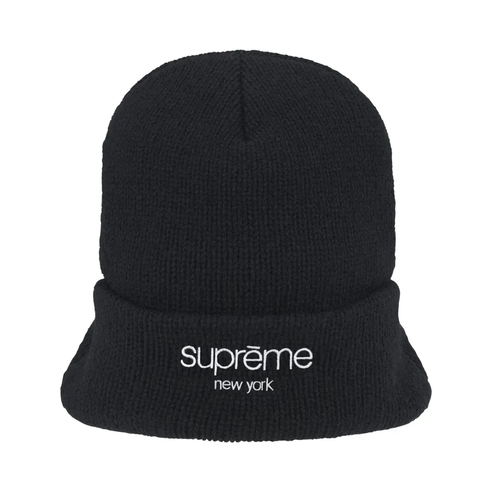 supreme Radar Beanie ブラック シュプリーム Touca Supreme Radar Black FW25-W5 - Droper