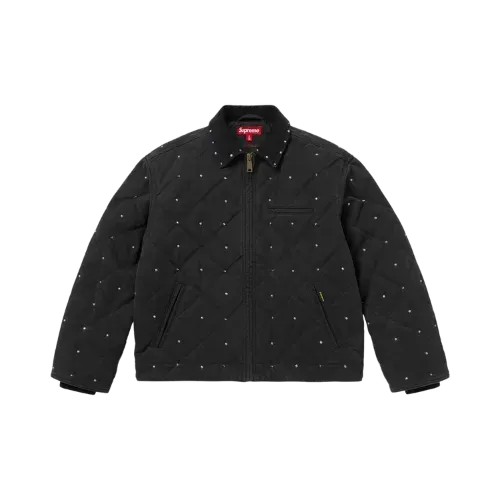 B.B. Simon x Supreme Jaqueta Simon Quilted Work Black FW25-W6 - Droper