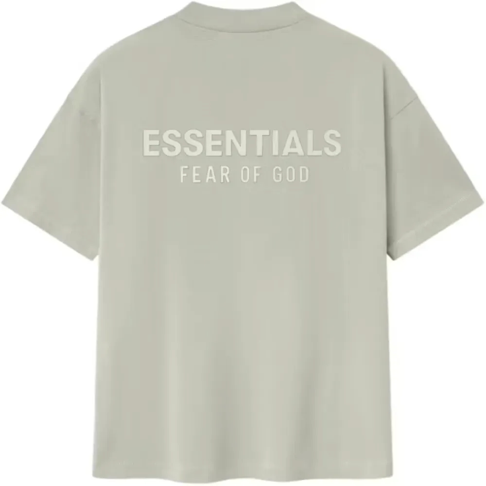 Camiseta Fear of God Essentials Classic Abbey Stone - Droper