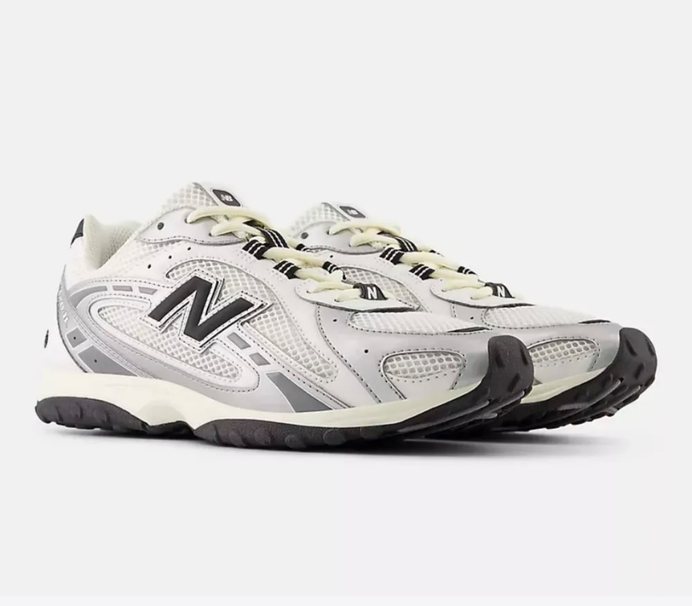 New Balance 204L Silver Metallic Black — 42, Novo