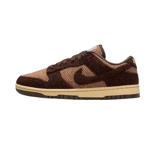 Harris Tweed x Nike Dunk Low Sesame and Violet Mist