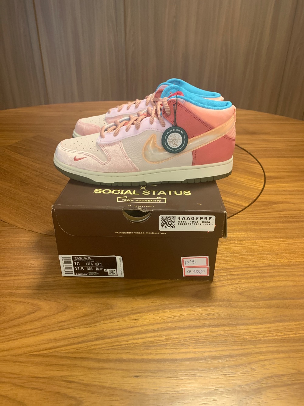 Social Status x Nike Dunk Mid Free Lunch Strawberry Milk