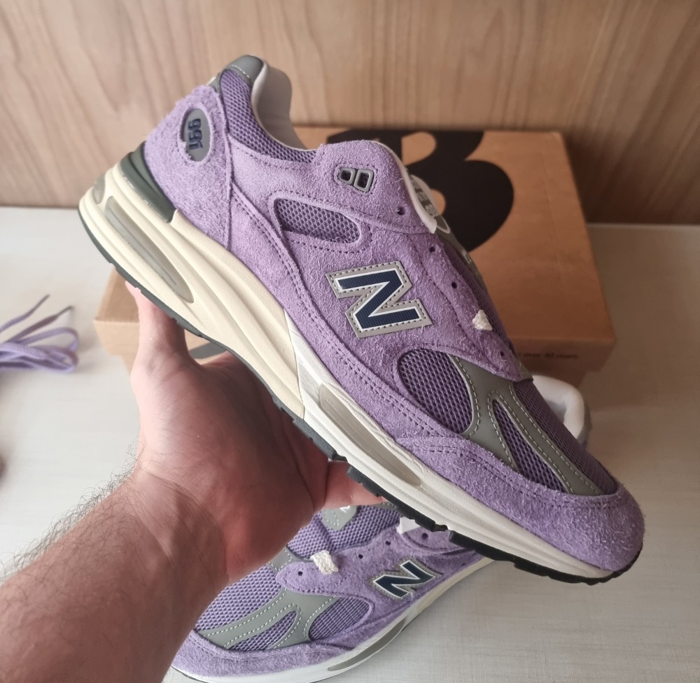 New Balance 991 Made In UK Grounded Pastels Dusk Purple Sage