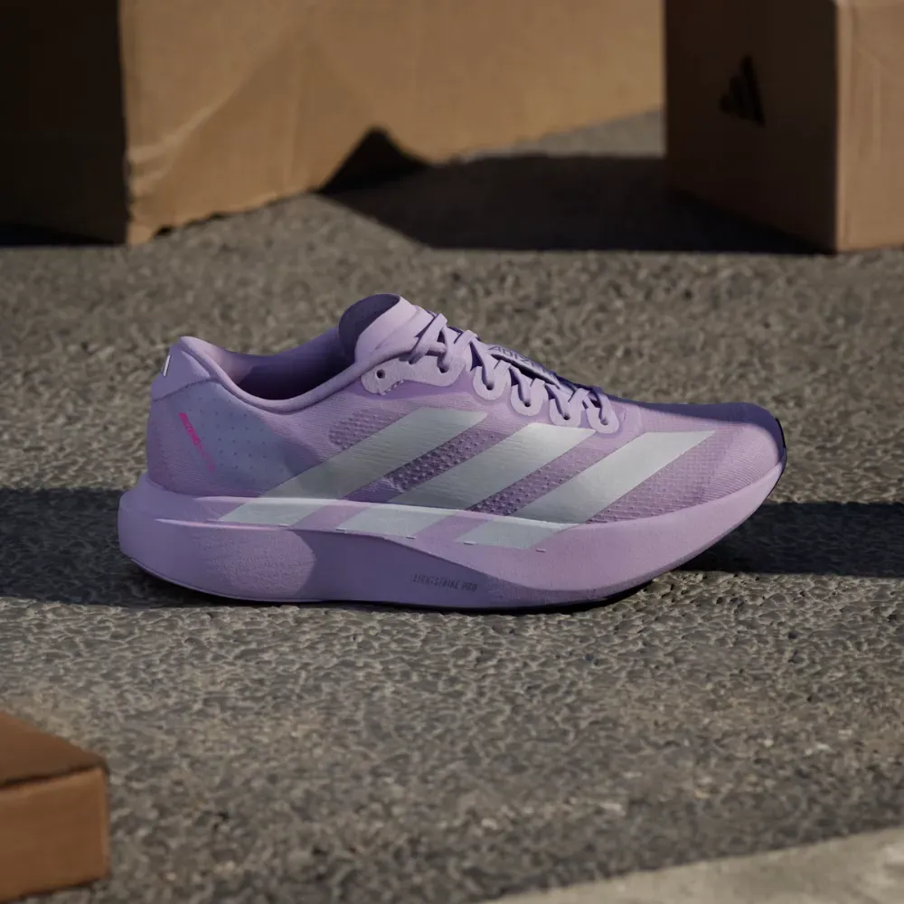 adidas Adizero Evo SL Powder Plum Zero Metalic Shock Pink - Droper