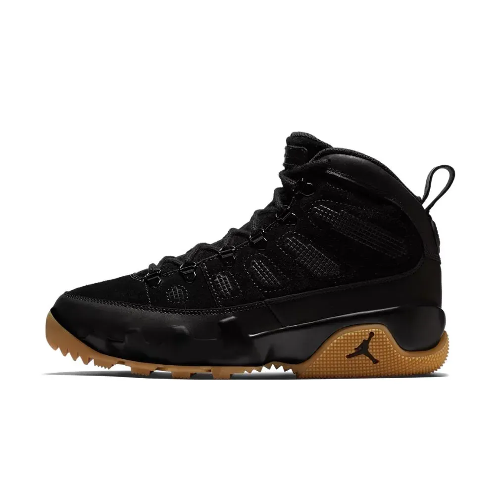 Air Jordan 9 Retro Boot Black and Gum Light Brown - Droper