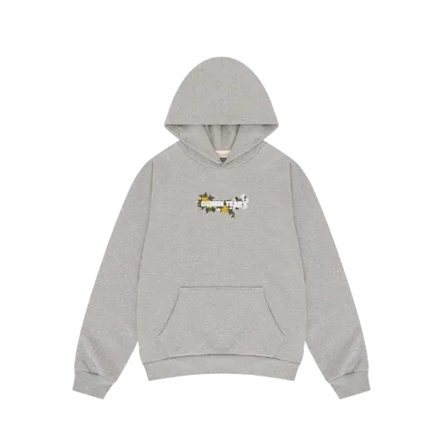 Moletom Denim Tears Embroidered Floral Grey