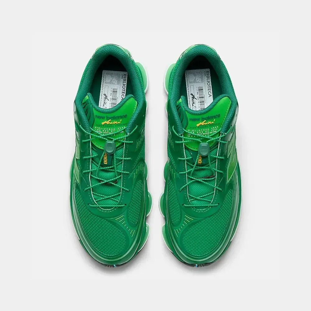 Amine x New Balance Abzorb 2000 Bright Green with Classic Green