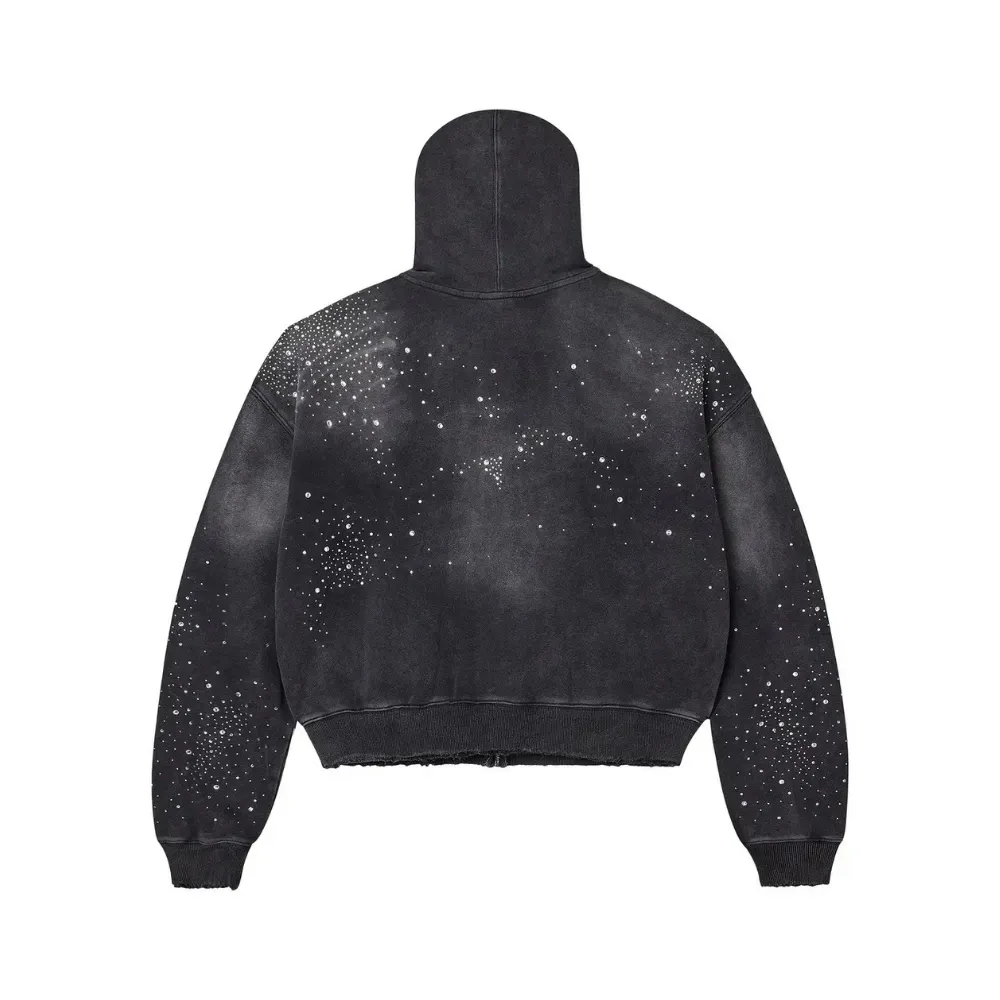 Moletom Vale Lives Forever Classico Zip Up Black - Droper