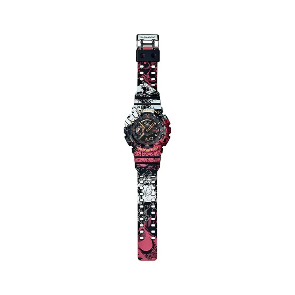One Piece x Casio Relógio G-Shock GA-110JOP-1A4DR - Droper